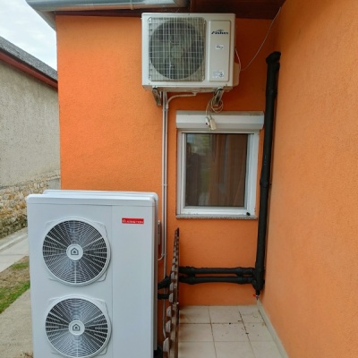 Hőszivattyú kültéri